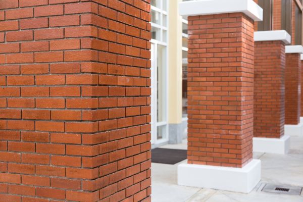 Brick Column Repair in Arlington