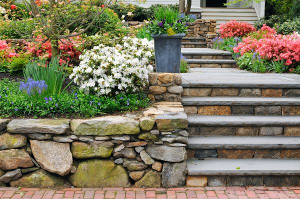Stone Stairs Repair in Arlington