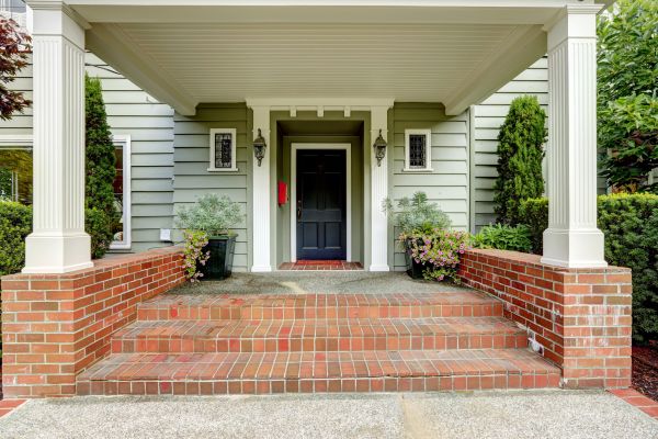 Front Porch Masonry Repair in Arlington